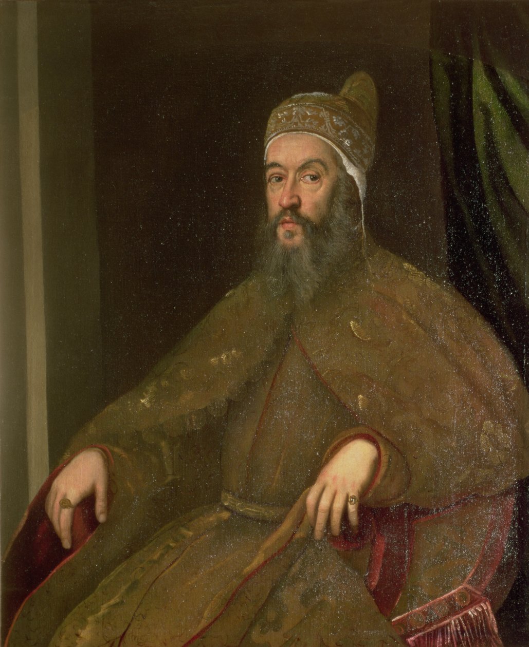 Doge Alvise Mocenigo（1570  -  77年的总督） 作者 雅各布·罗布斯提·丁托列托