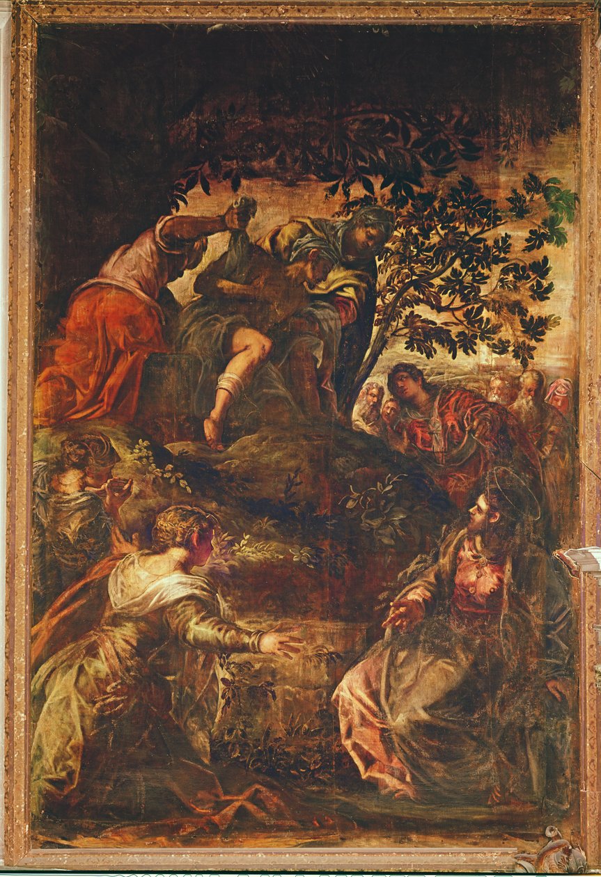 拉撒路的崛起，1575年 作者 雅各布·罗布斯提·丁托列托