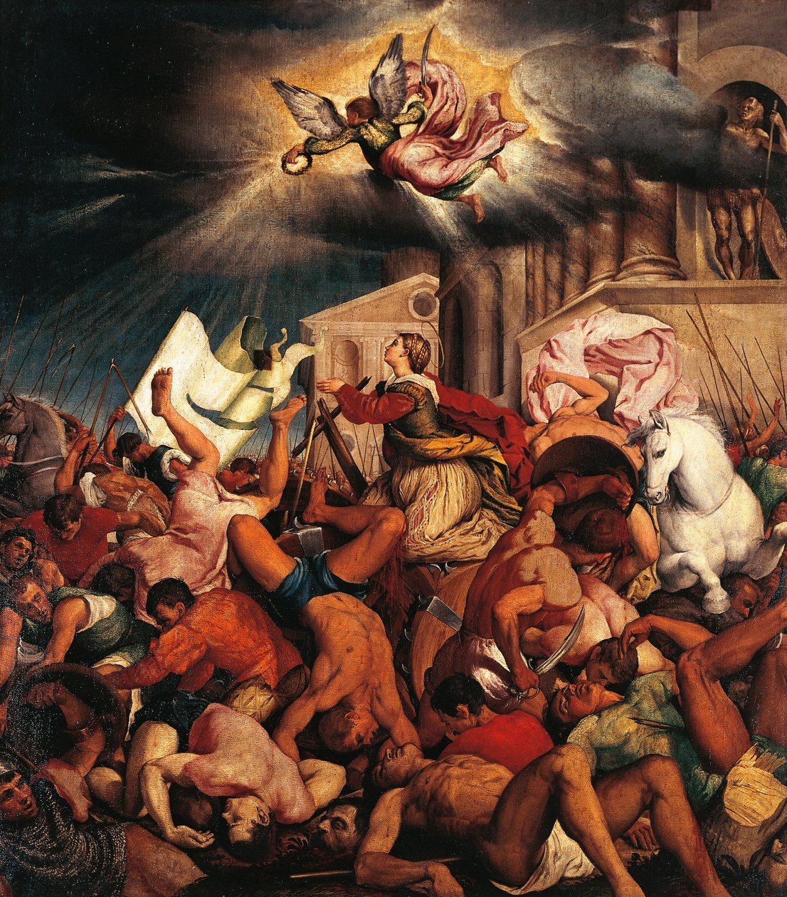 圣凯瑟琳殉难》，雅各布-巴萨诺（Jacopo Bassano，约 1510-1592 年） 作者 雅格布 (1510-92) 巴萨诺