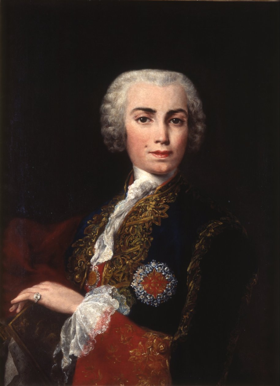 歌手肖像Farinelli Carlo Broschi 1705-1782 作者 雅各布·阿米戈尼