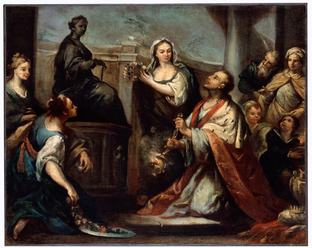 所罗门王的偶像崇拜，c1739 作者 雅各布·阿米戈尼