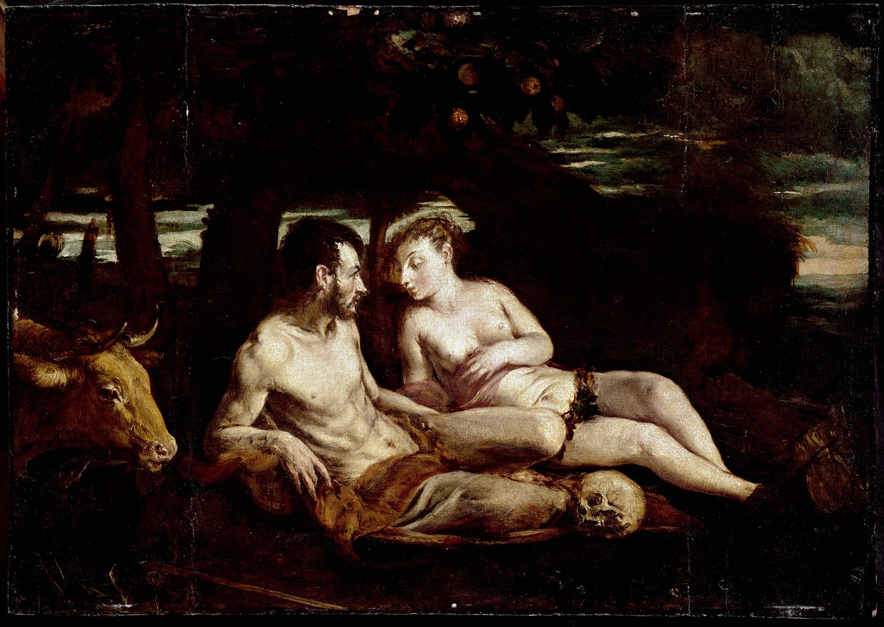 亚当和夏娃 作者 哈科波·巴萨诺（Jacopo Bassano）