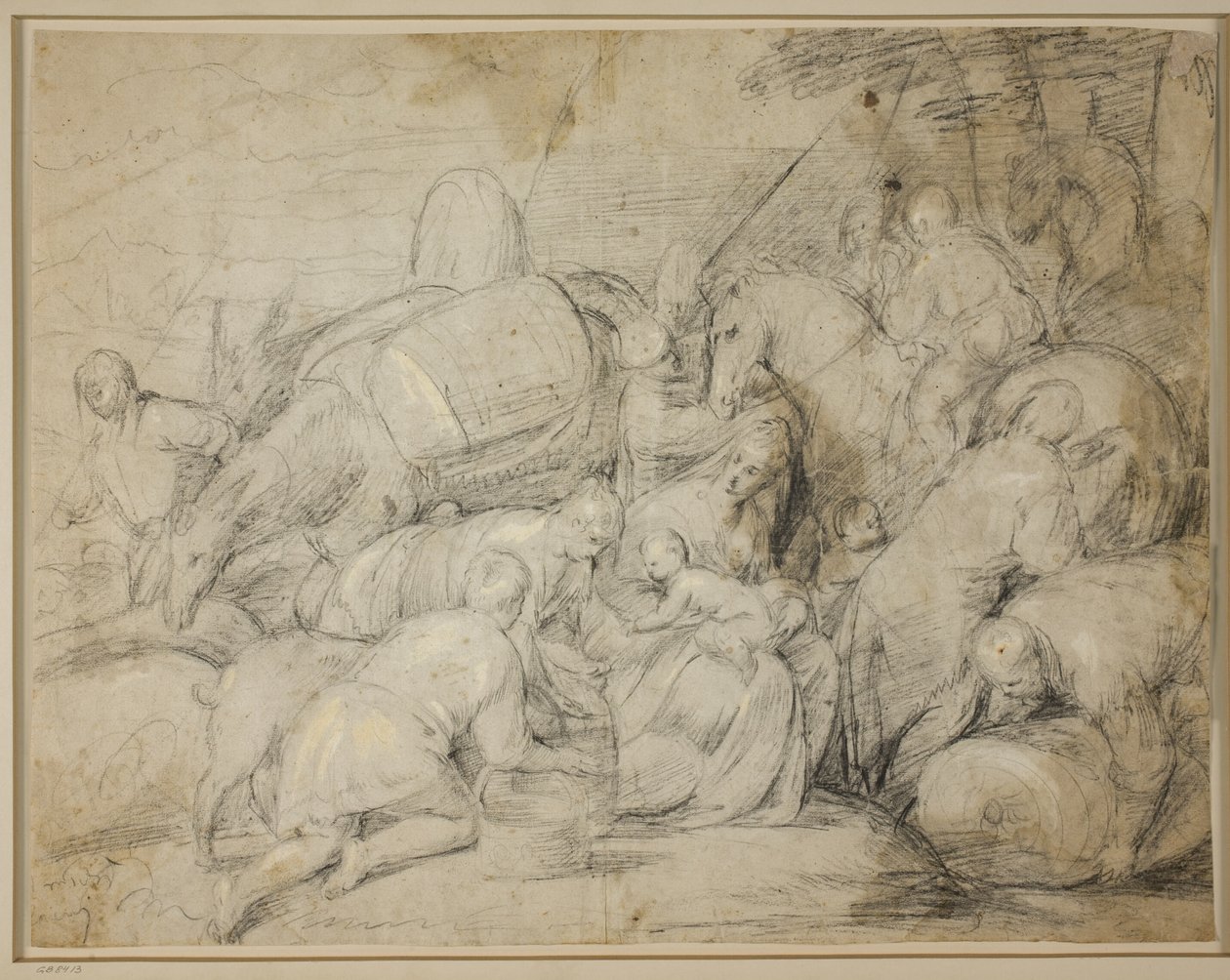 雅各的埃及之旅 作者 哈科波·巴萨诺（Jacopo Bassano）