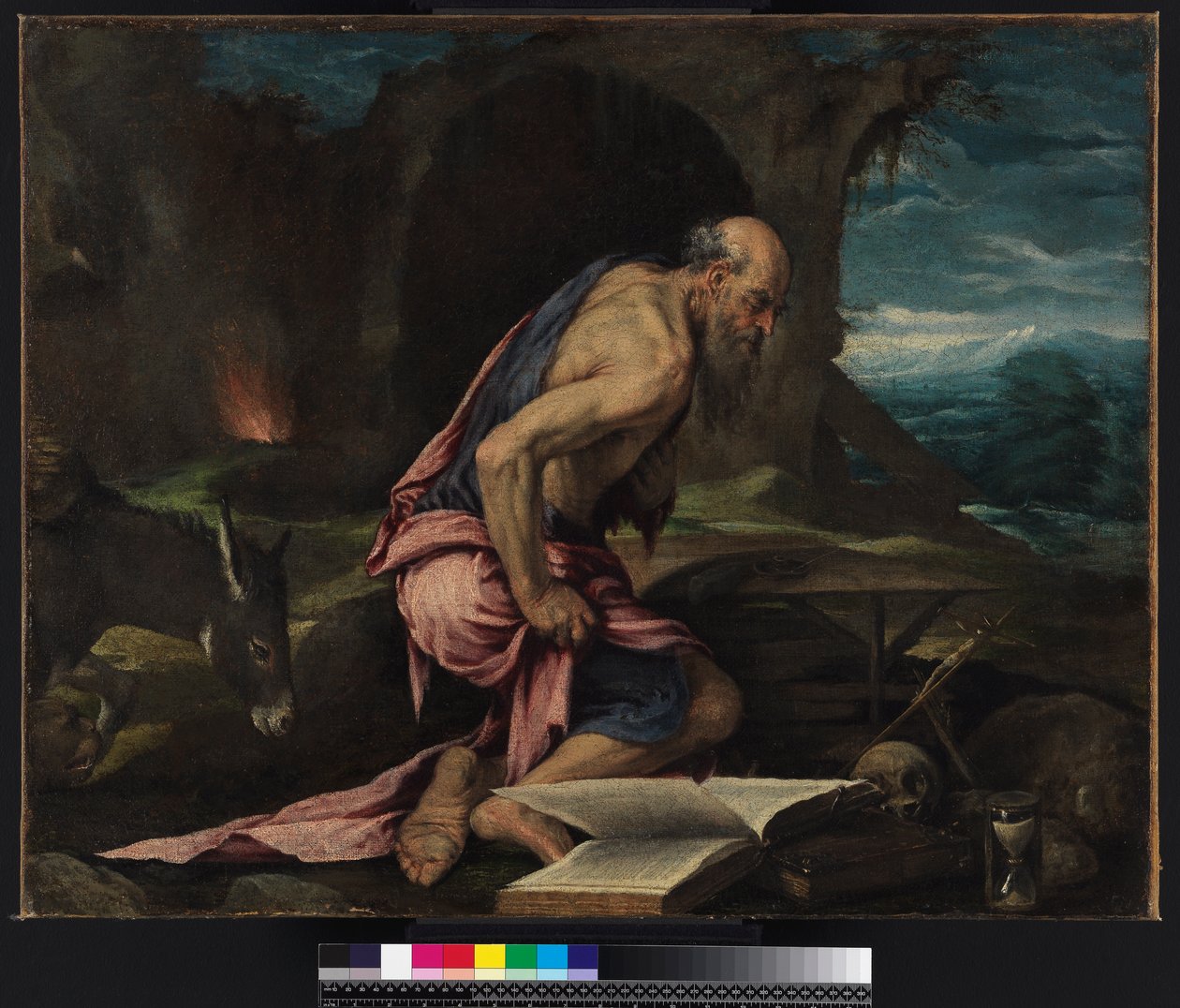 荒野中的圣杰罗姆，1562年 作者 哈科波·巴萨诺（Jacopo Bassano）