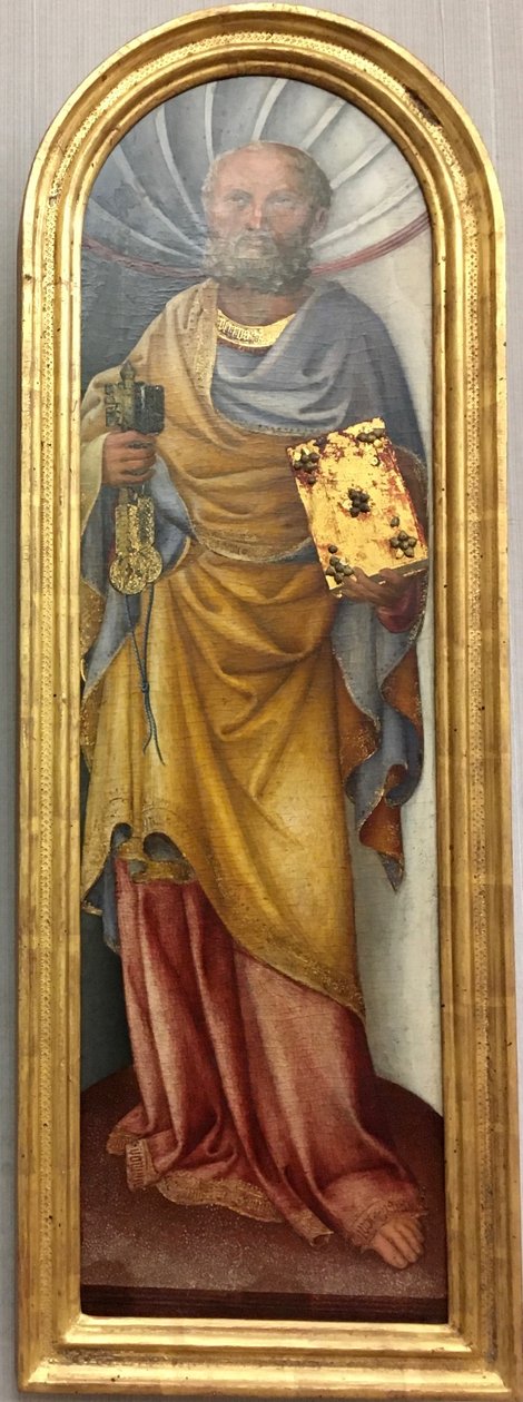 德语：Der Heilige Petrus Saint Peter 作者 雅各布·贝里尼（Jacopo Bellini）