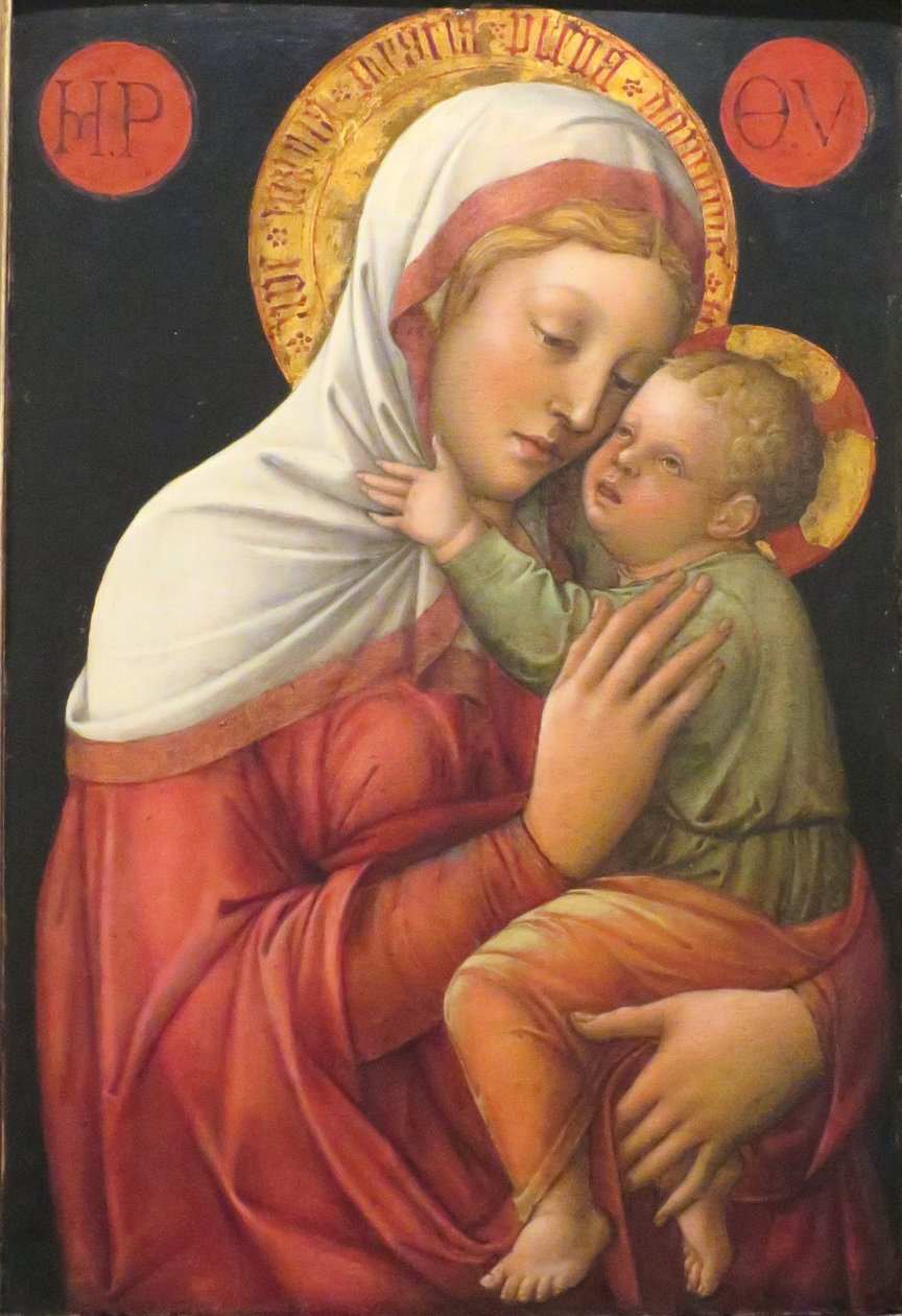 圣母与圣婴 作者 雅各布·贝里尼（Jacopo Bellini）