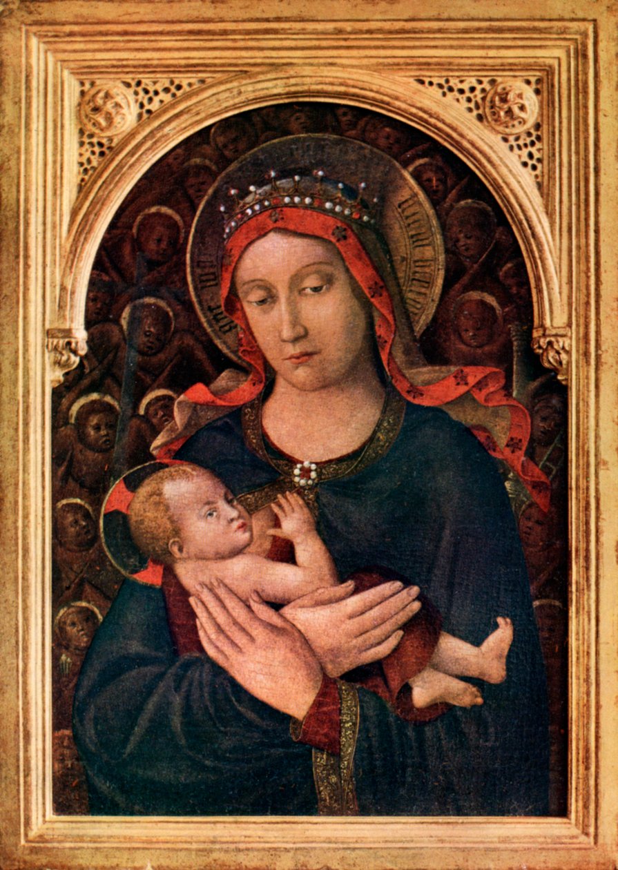 麦当娜和孩子，15世纪，1926年 作者 雅各布·贝里尼（Jacopo Bellini）