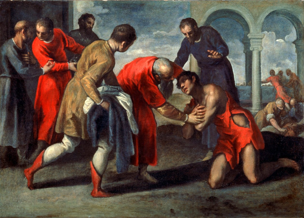 1600年后，败家子归来。 作者 哈科波·帕尔玛（Jacopo Palma）