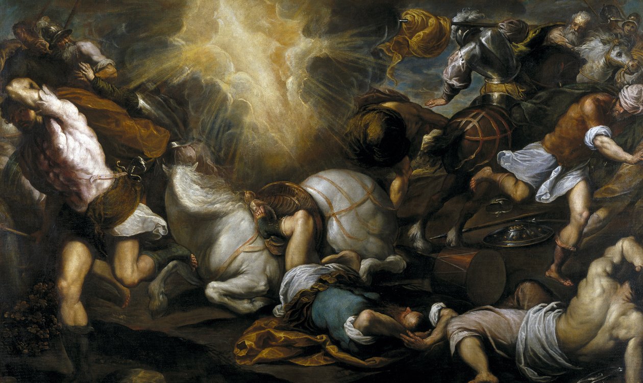 圣保罗的皈依》，1592年 作者 Jacopo Palma il Giovane the Younger
