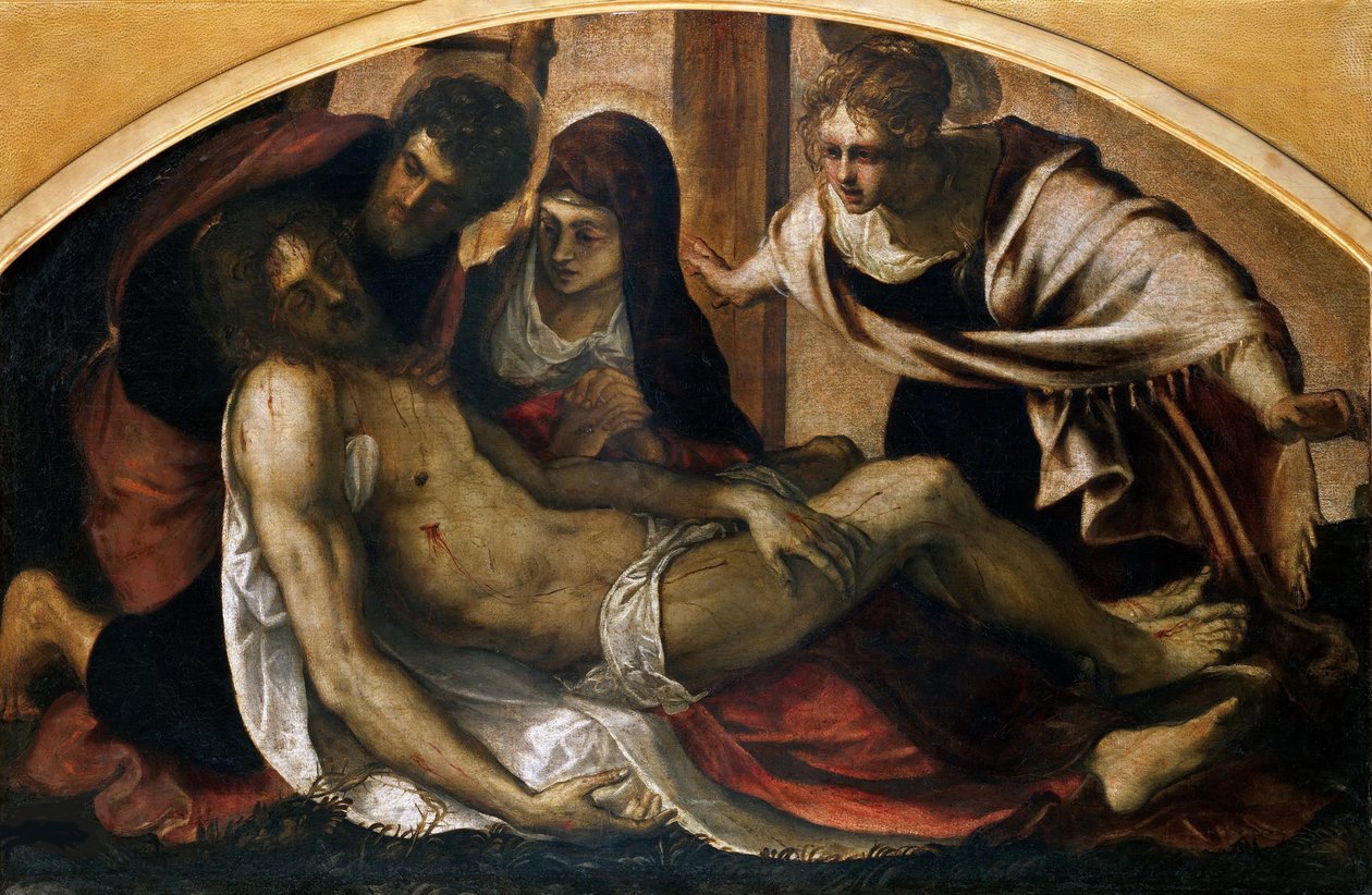 皮耶塔（Pietà），1563年。 作者 雅各布·罗布斯提·丁托列托