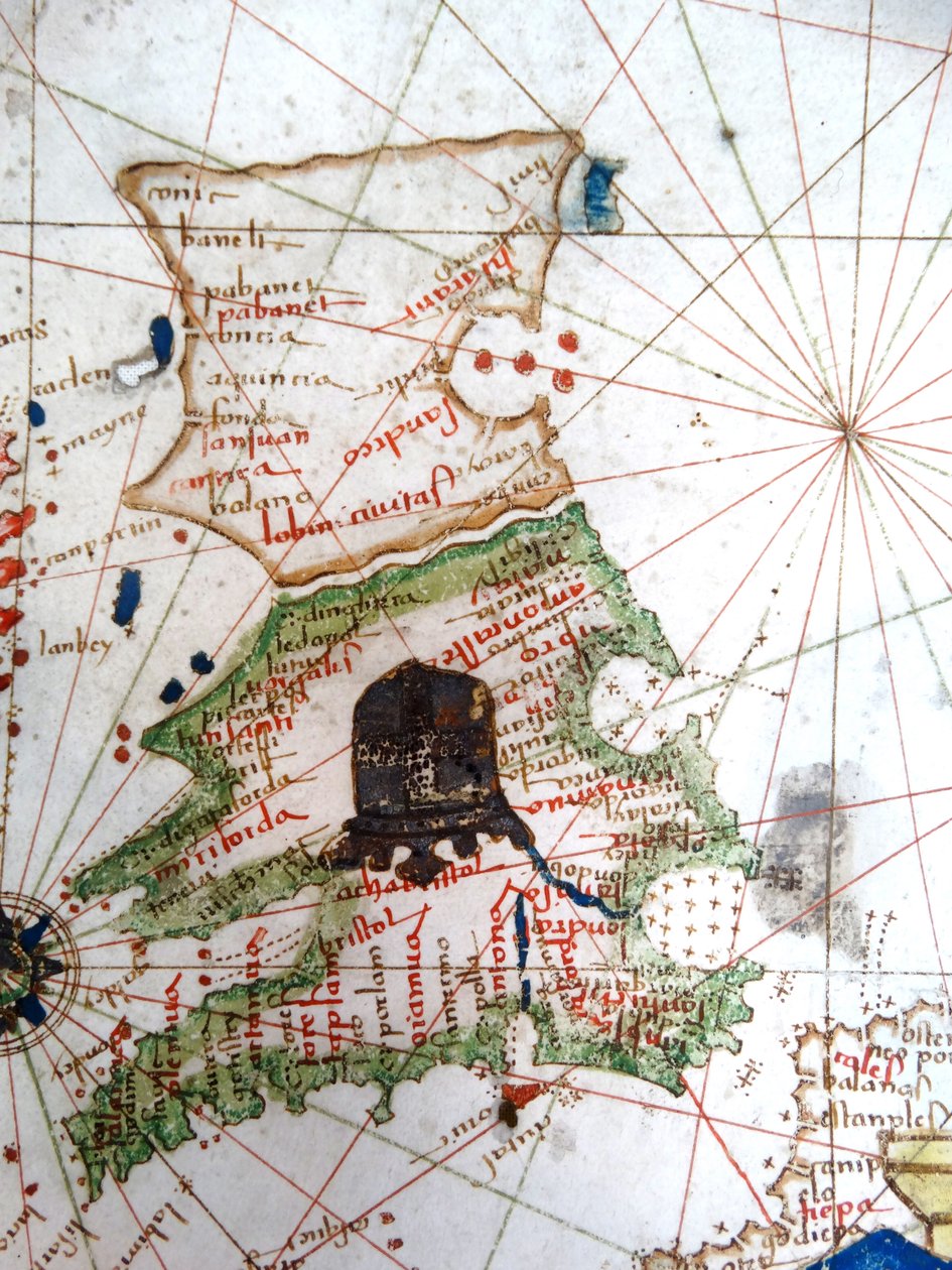 英国，威尔士和苏格兰，来自欧洲文艺复兴时期的地图，Jacopo Russo（后），1528年 作者 雅各布·鲁索（Jacopo Russo）