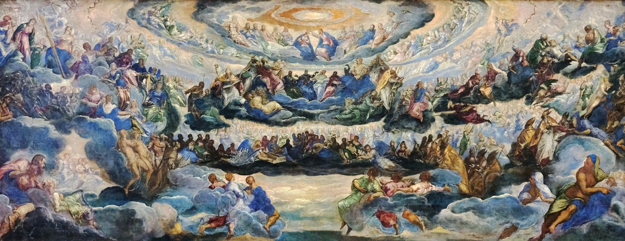 法语：Le Couronnement de la Vierge, dit Le Paradis 圣母加冕礼 作者 雅各布·丁托列托
