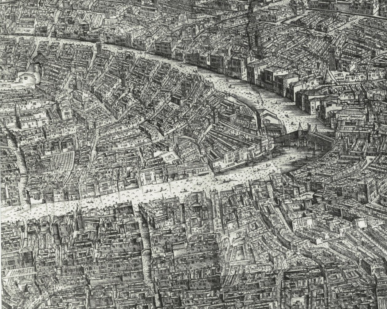 里亚托桥和卡德奥罗 作者 雅各布·德·巴巴里