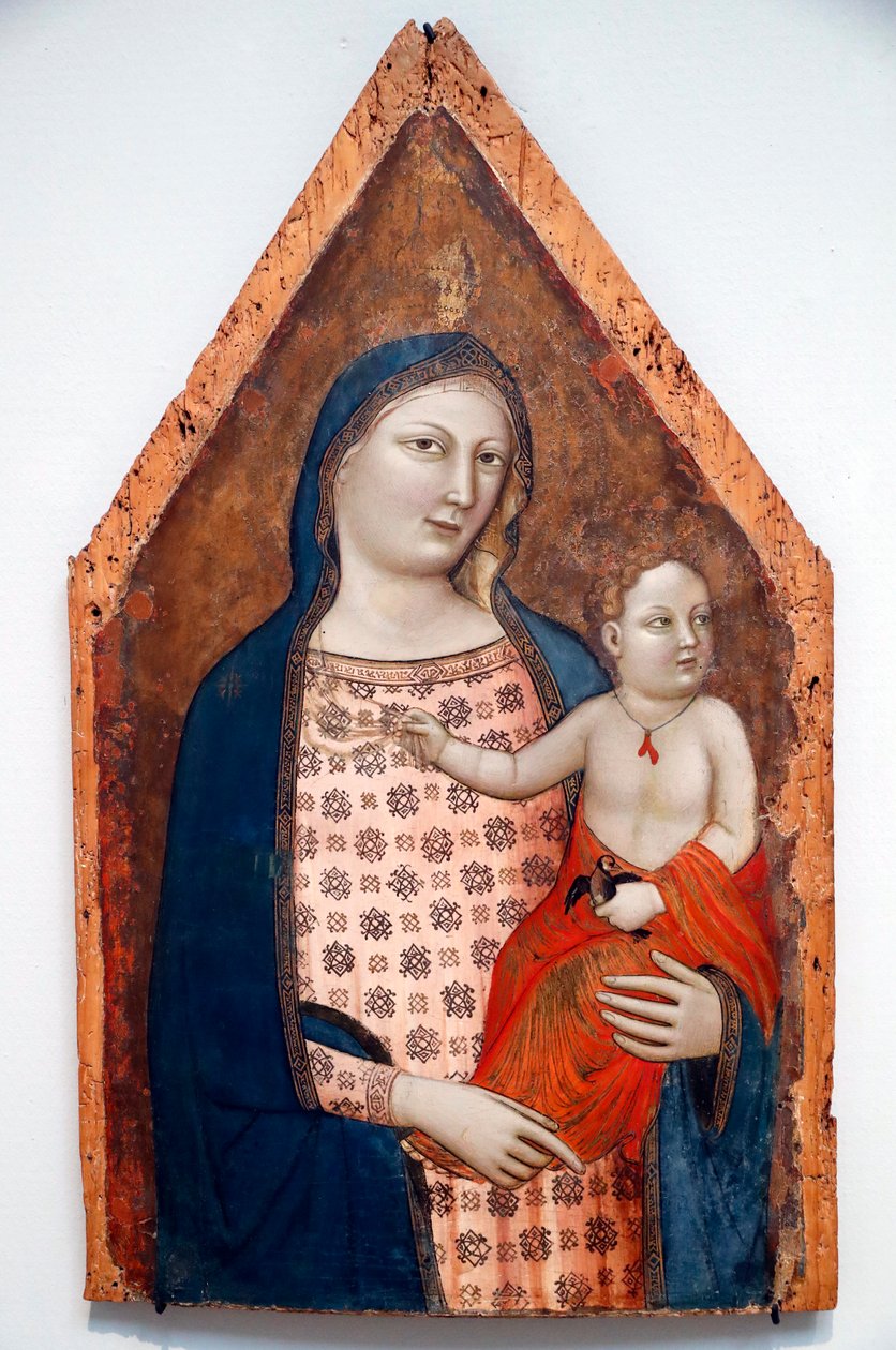 圣母子女，c.1337-39 作者 哈科波·德尔·卡森蒂诺
