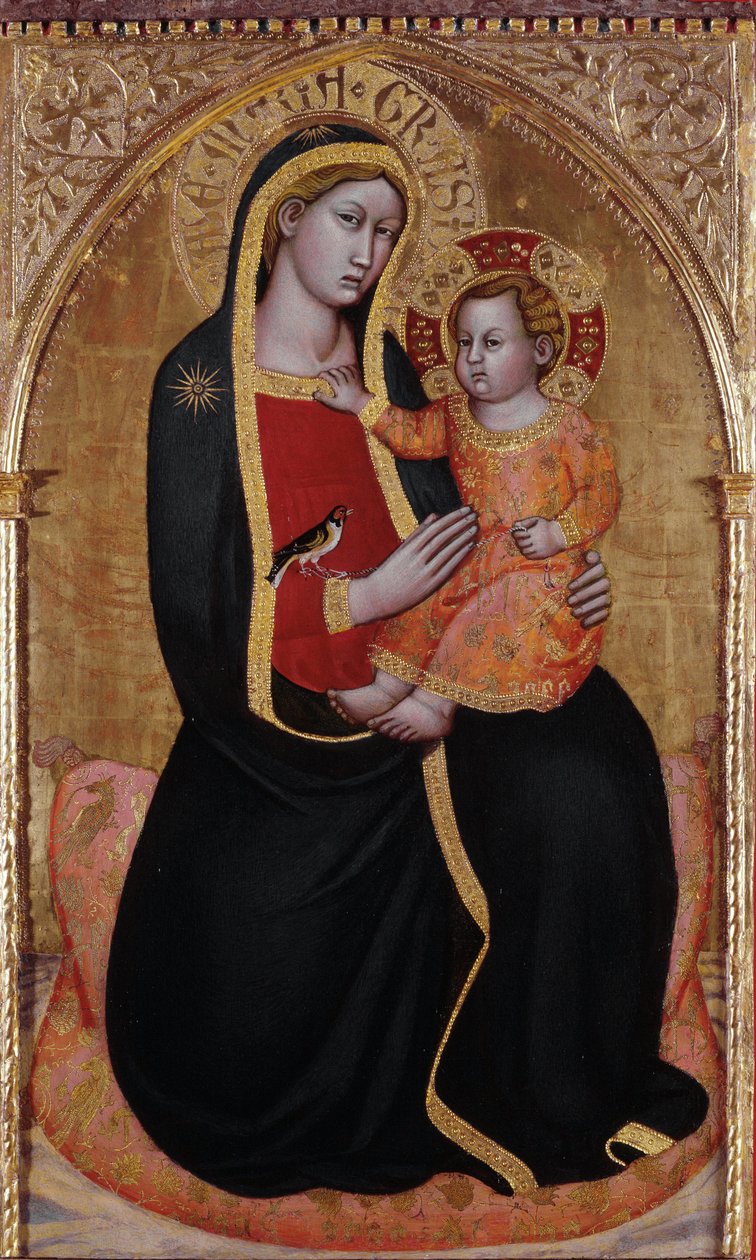 蒙特内罗圣母与孩子（绘画 作者 Jacopo di（14 世纪）米歇尔