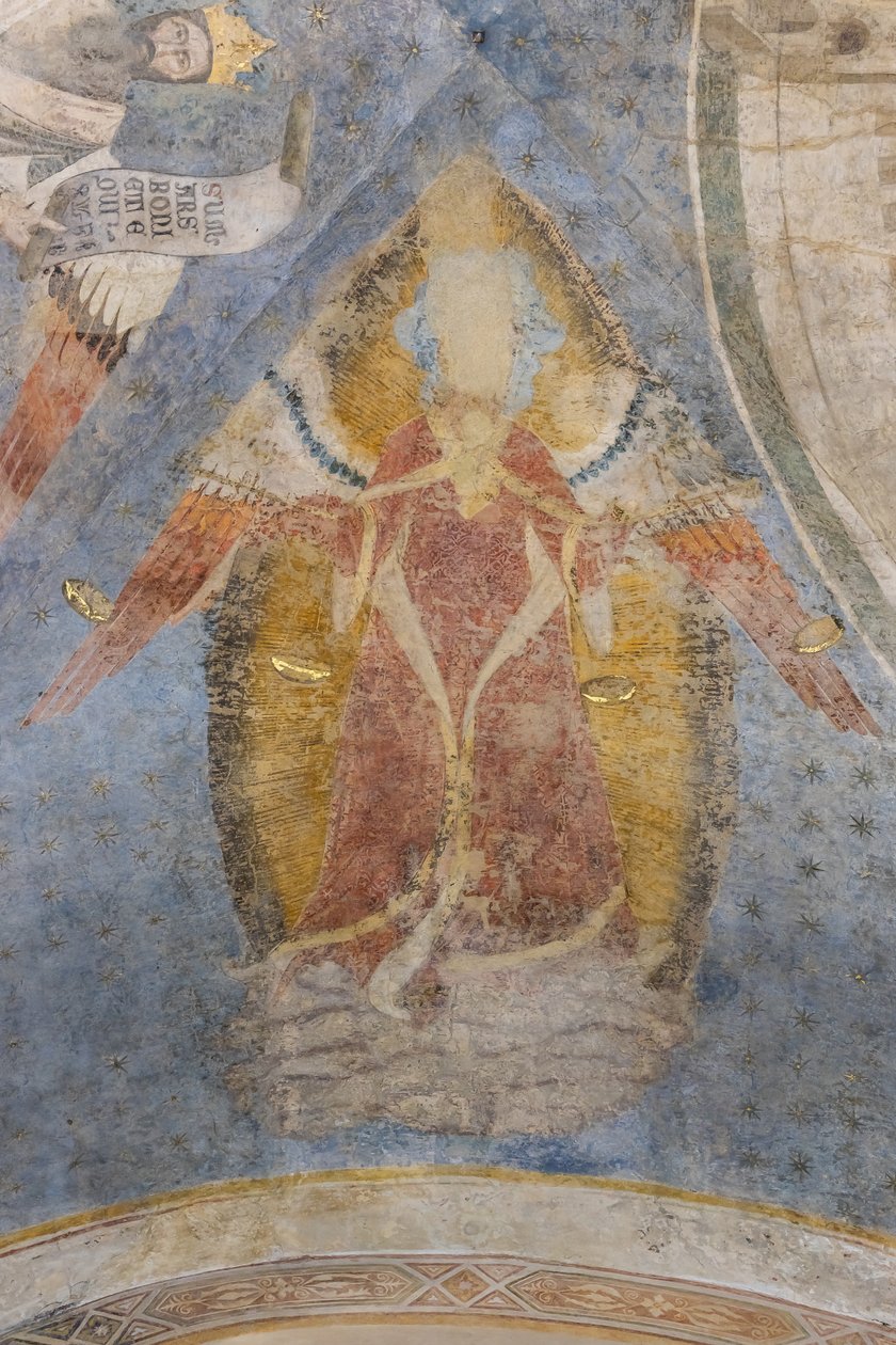 Allegory of Justice, detail of the vault (fresco)   1399548   zh       chinese Successfully Translated  Original: St. Bernard of Clairvaux (c.1090-1153) from the Crypt of St. Peter (mosaic) (detail) Translat: St. Bernard of Clairvaux (c.1090-1153) from the 作者 雅各布·迪西奥内