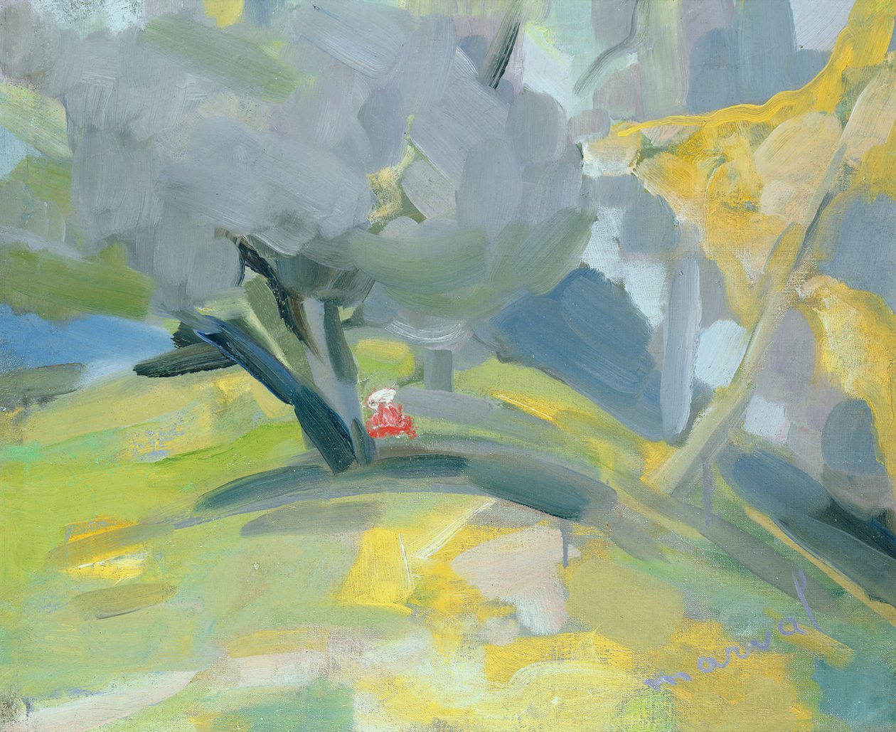 Parc Monceau，巴黎，c.1912-13 作者 杰奎琳·马瓦尔