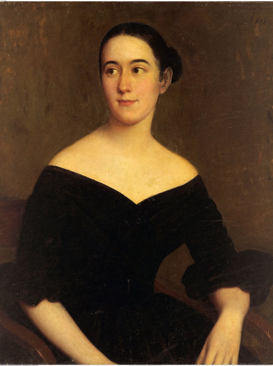 Cornelia Knott Miltenberger的肖像 作者 雅克·阿曼斯
