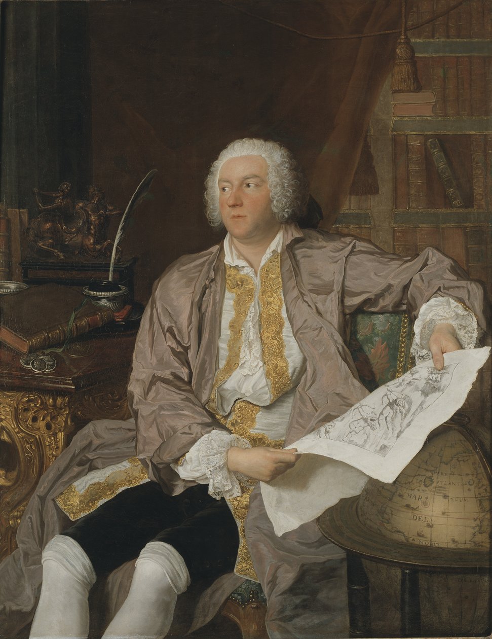 Carl Gustaf Tessin伯爵（1695-1770） 作者 雅克·安德烈·约瑟夫·卡米洛特