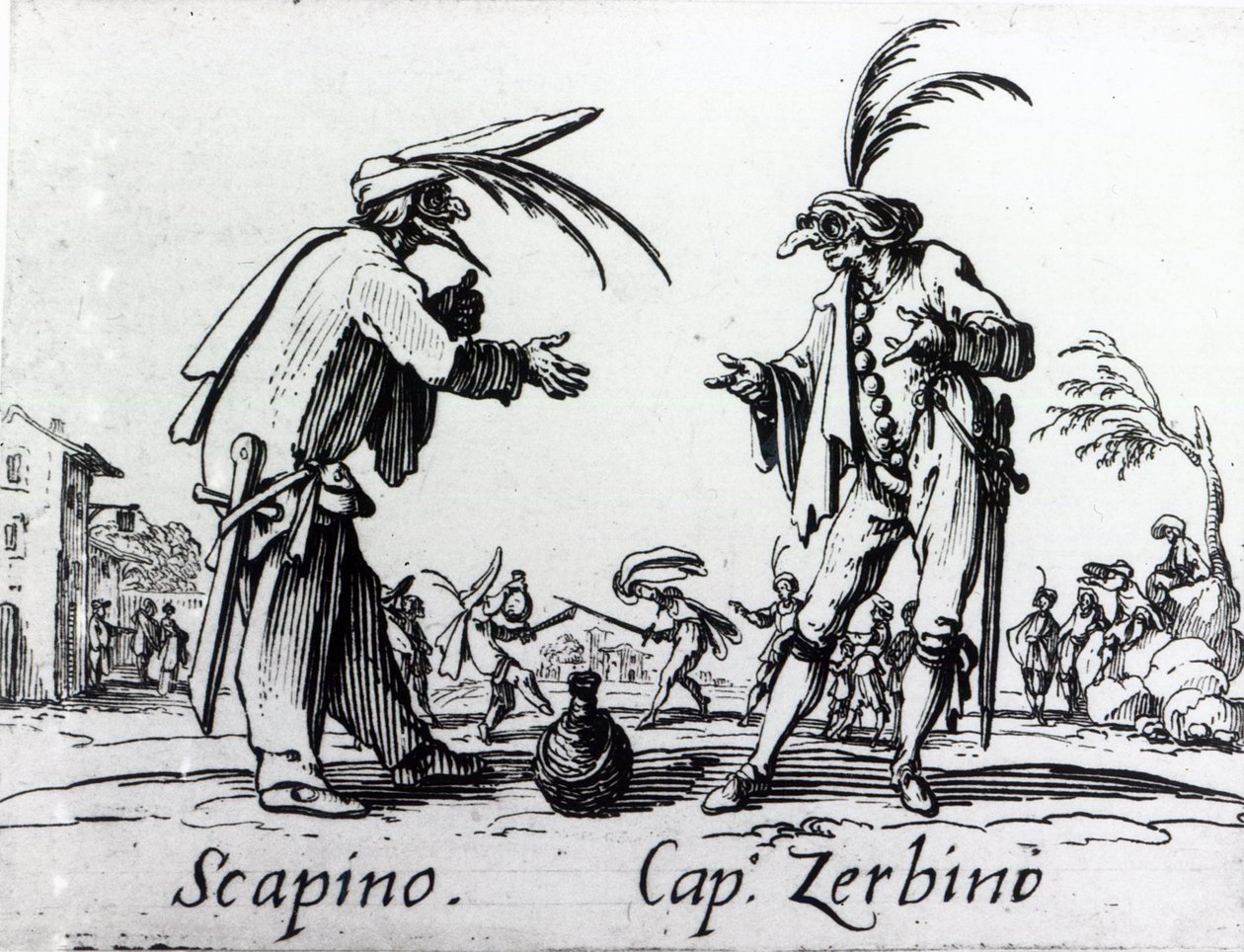 Balli de Sfessania，c.1622 作者 雅克·卡洛
