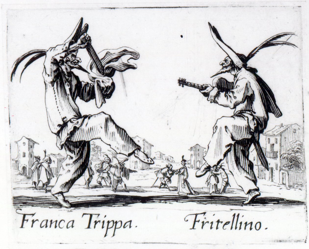 Balli de Sfessania，c.1622 作者 雅克·卡洛
