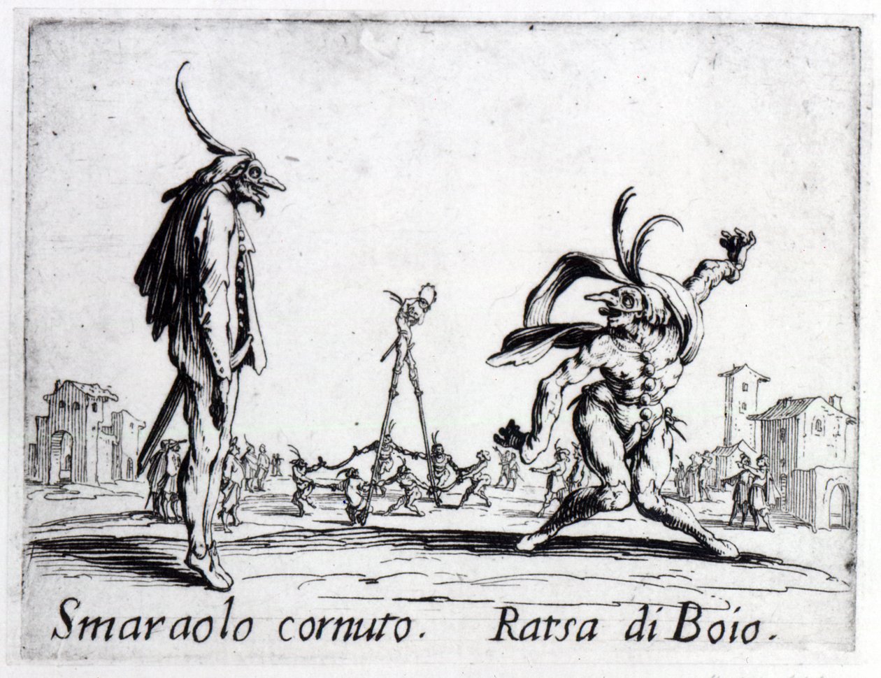 Balli de Sfessania，c.1622 作者 雅克·卡洛