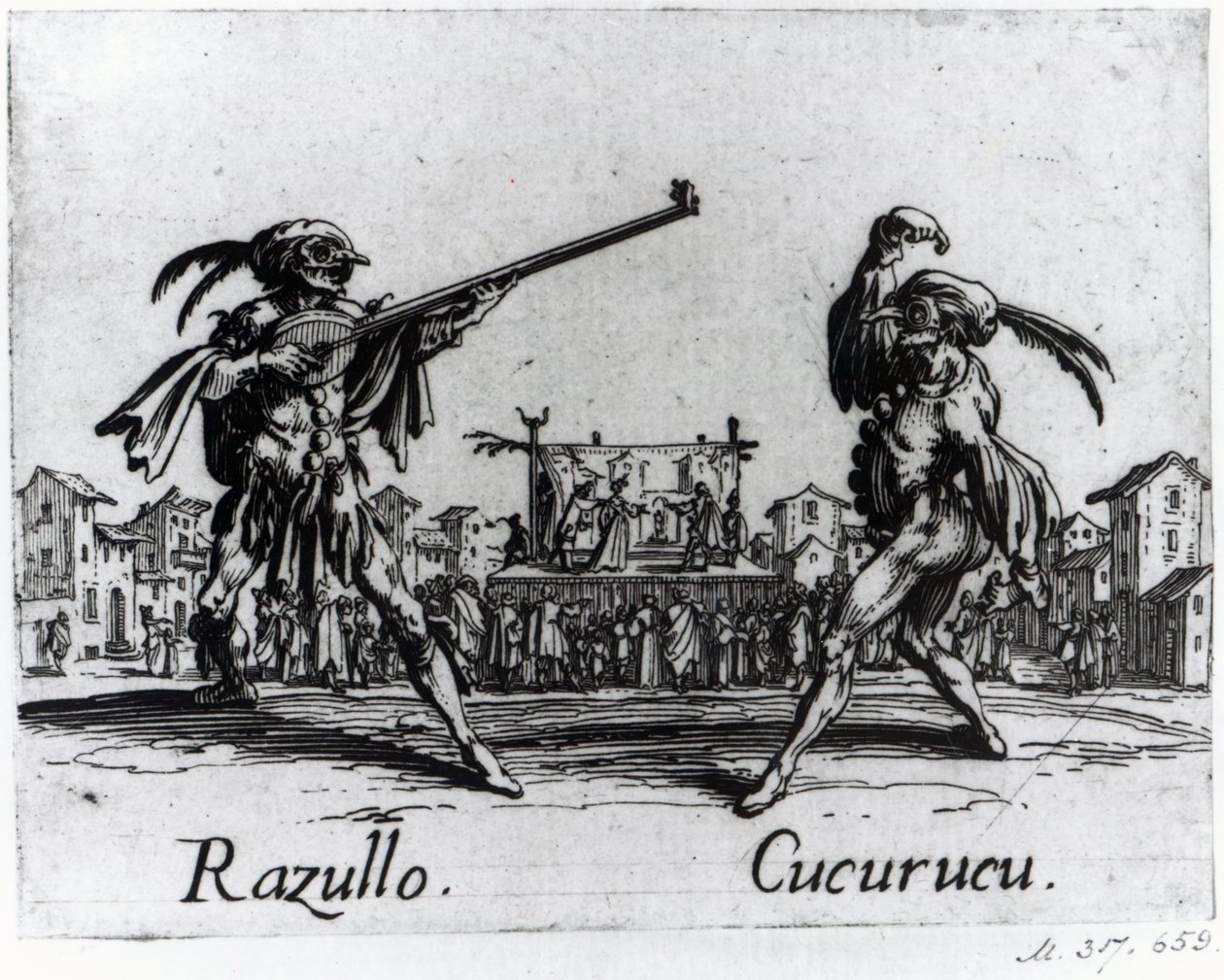 Balli de Sfessania，c.1622 作者 雅克·卡洛