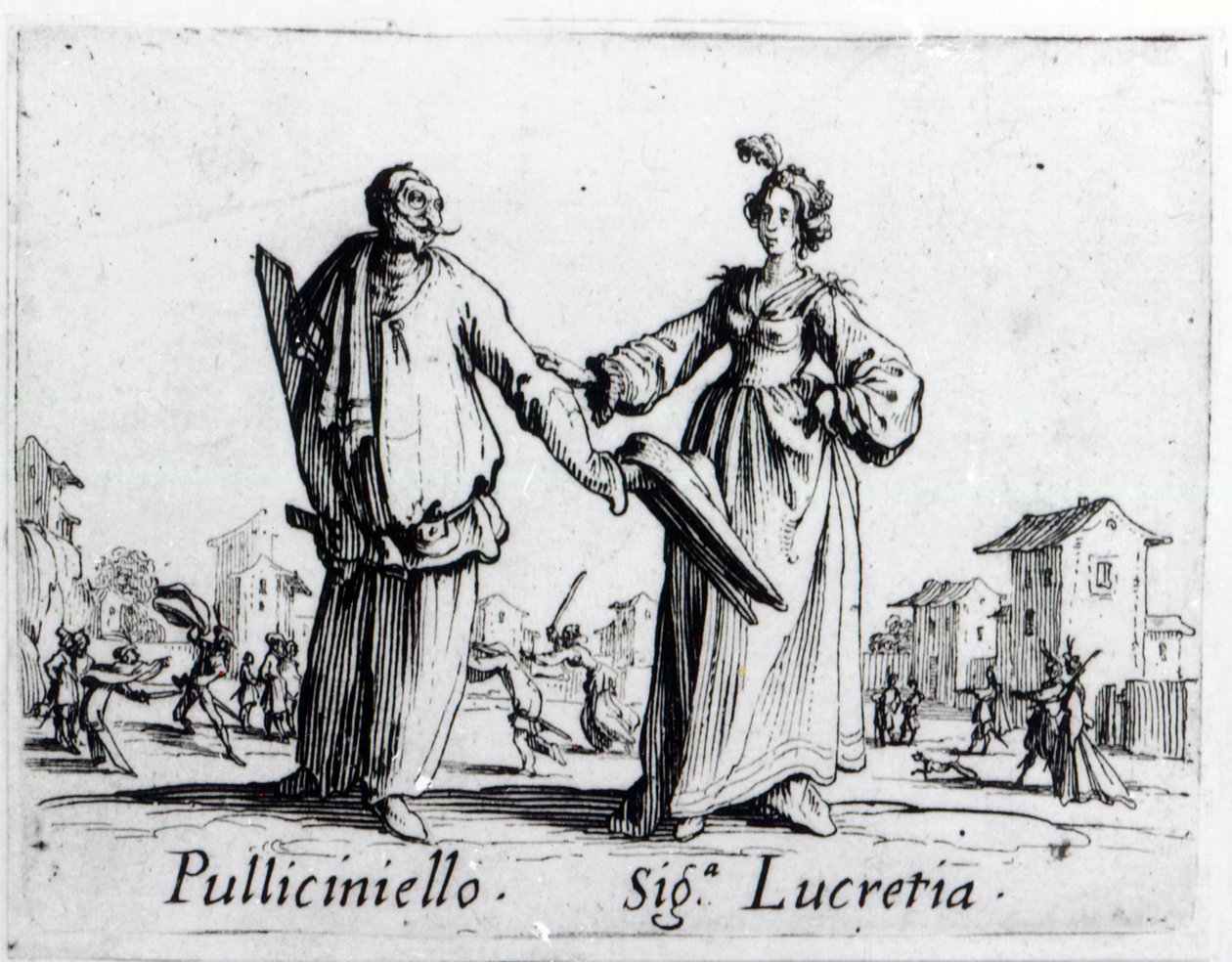 Balli de Sfessania，c.1622 作者 雅克·卡洛
