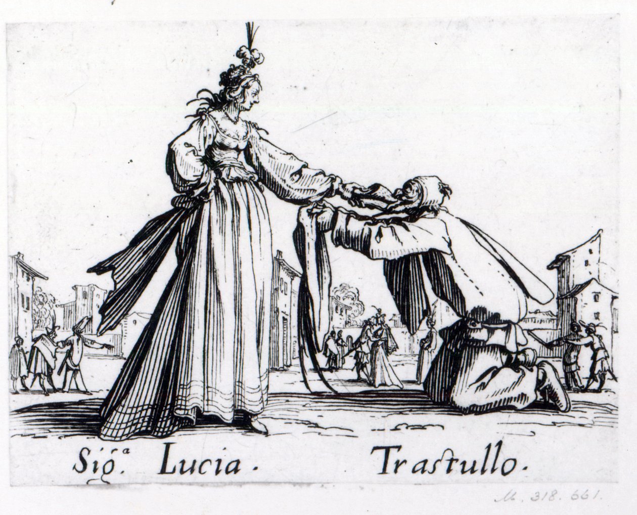 Balli de Sfessania，c.1622 作者 雅克·卡洛