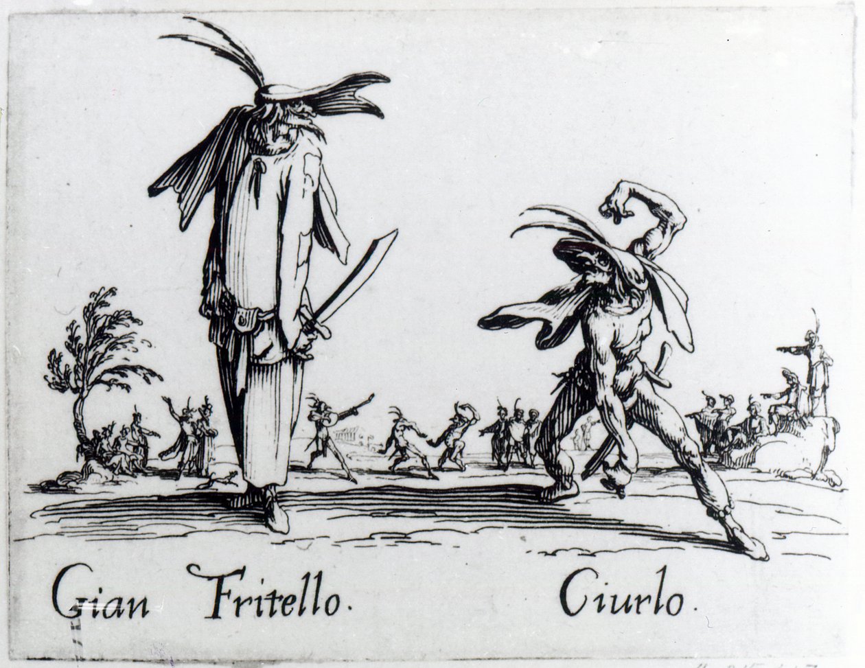 我是Spessanei的罢了，或者是Le Grande Chasse，c.1622 作者 雅克·卡洛