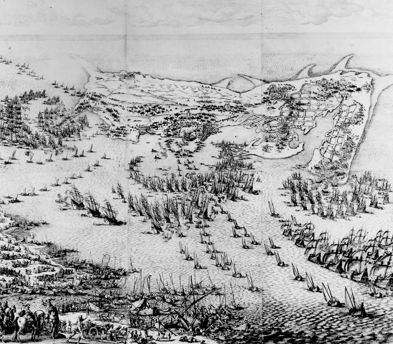 1627年，1628年至1931年对圣马丁德城堡的围攻 作者 雅克·卡洛
