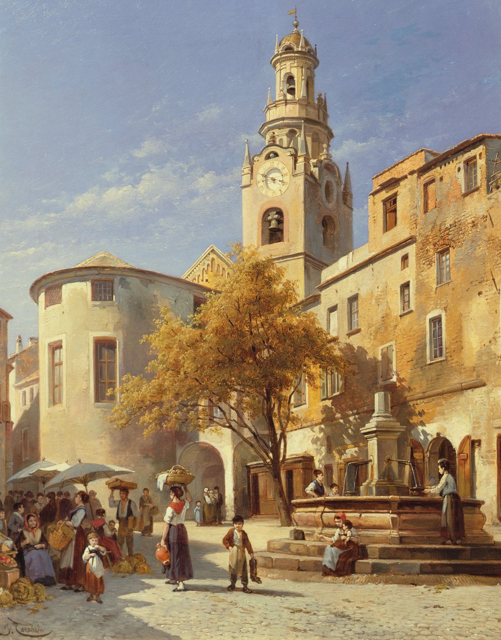 大陆街景 作者 雅克·卡巴恩（Jacques Carabain）