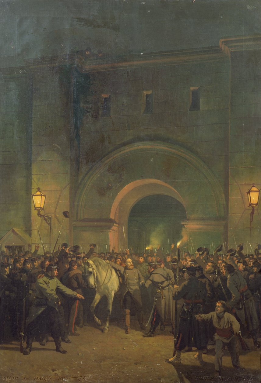 1871年1月21日从马萨斯监狱解放政治犯 作者 雅克·吉奥（Jacques Guiaud）