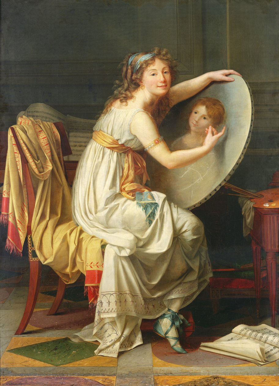Rose Adelaide Ducreux的肖像（1761-1802） 作者 雅克·路易·大卫