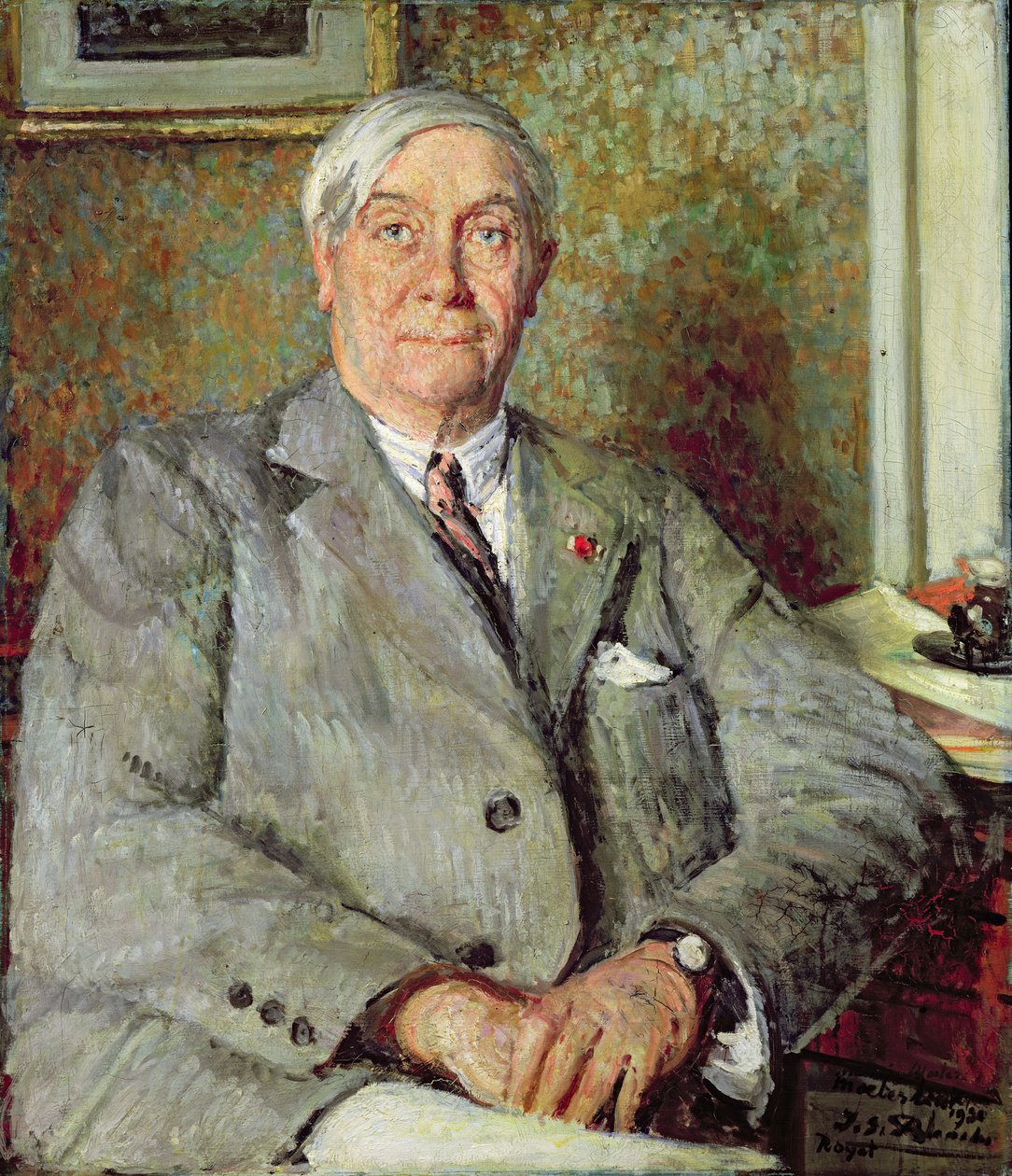 Maurice de Maeterlinck（1862-1949）1931年 作者 雅克·埃米尔·布兰奇
