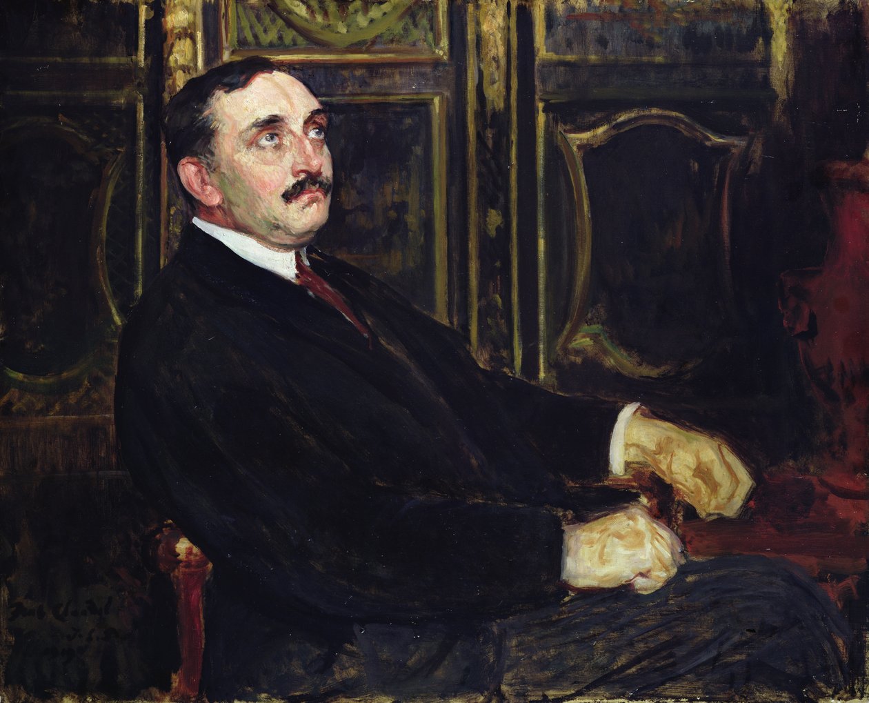 Paul Claudel（1868-1955）1919 作者 雅克·埃米尔·布兰奇