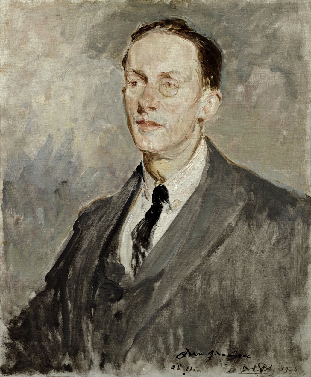 Jean Giraudoux（1882-1944）1924年的肖像 作者 雅克·埃米尔·布兰奇