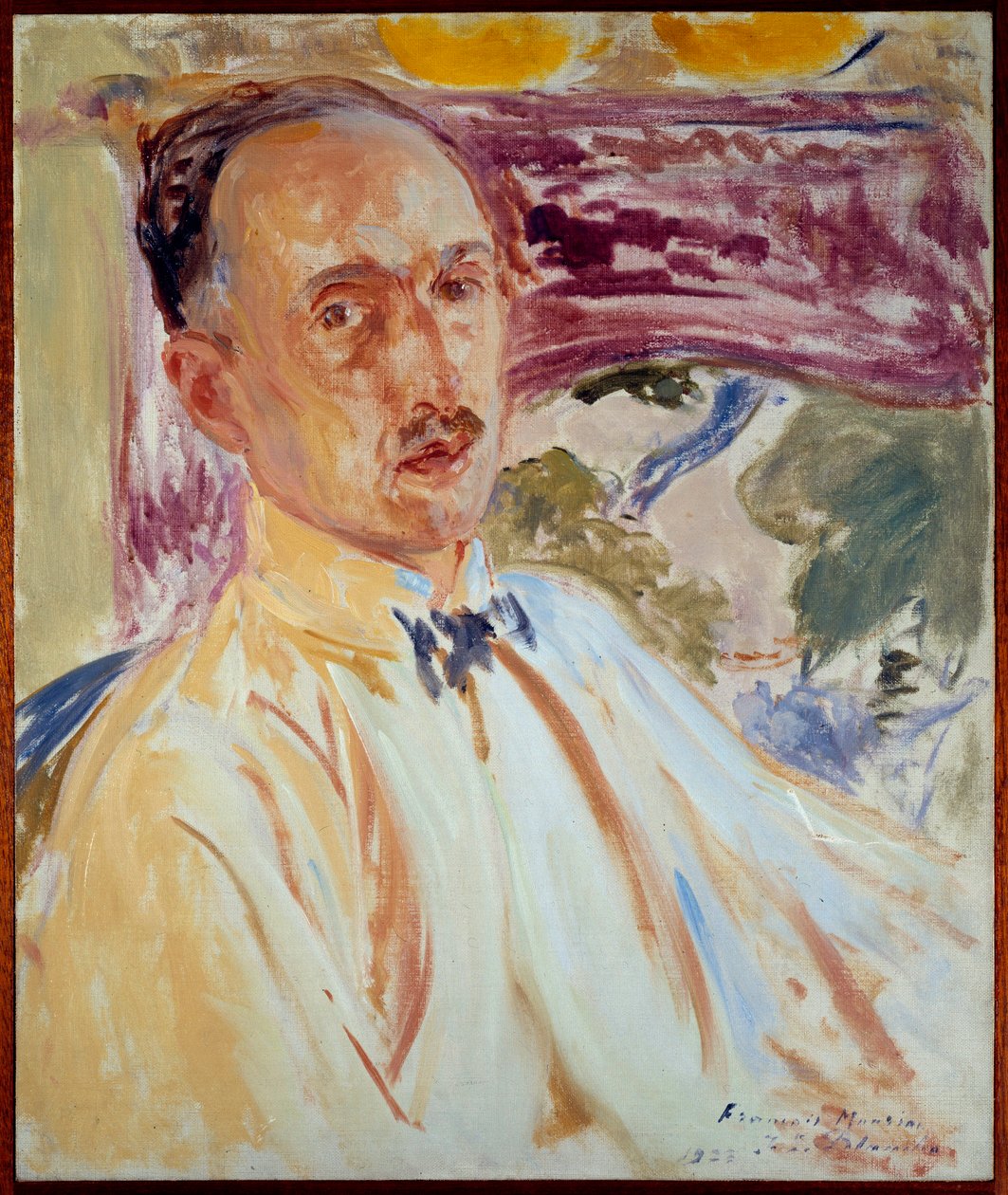 Study for the portrait of Francois Mauriac (1885-1970), French writer. Painting by Jacques Emile (Jacques-Emile) Blanche (1861-1942) 作者 雅克·埃米尔·布兰奇