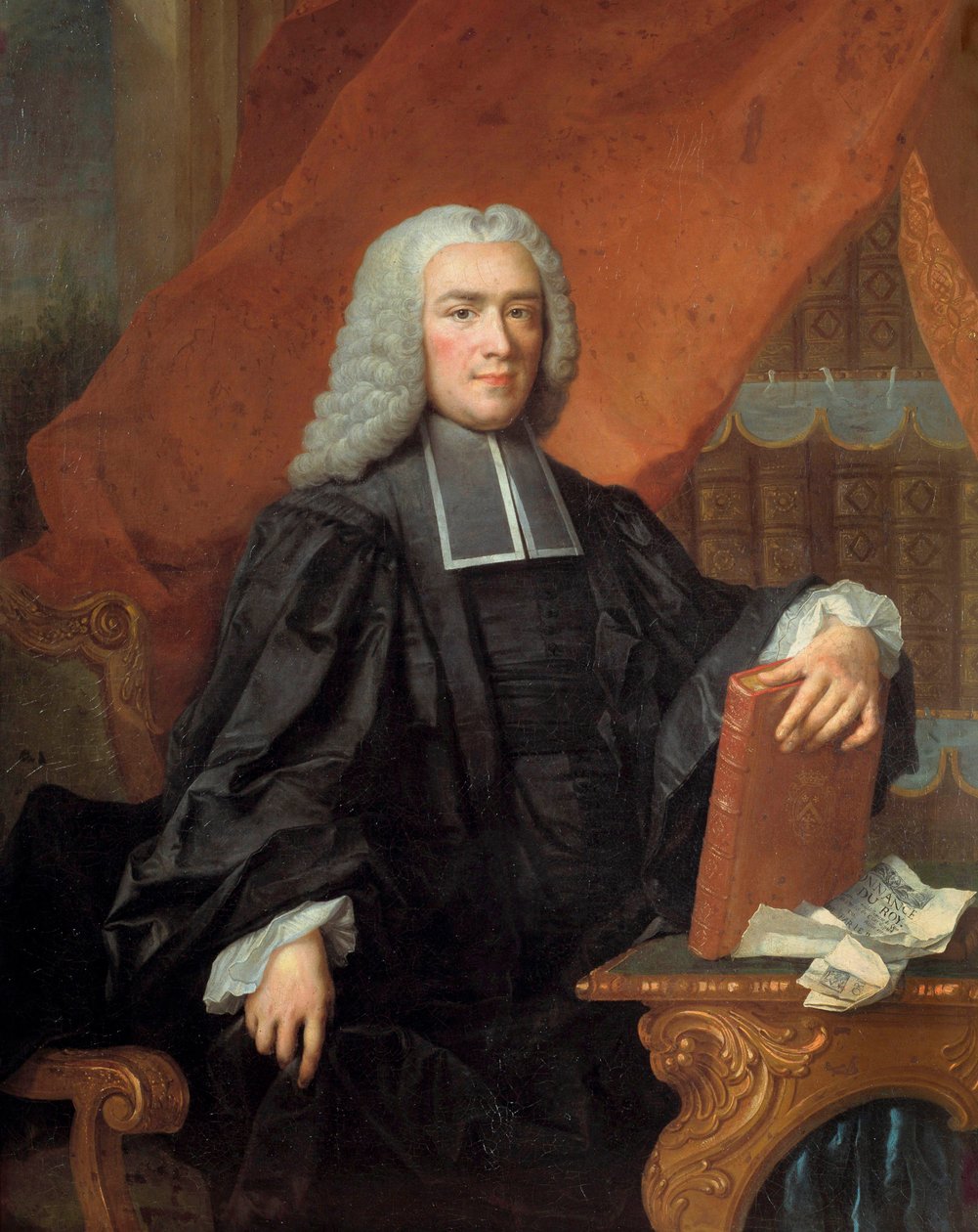 Nicolas Rene Berryer (1703-1762) 警察中尉的肖像 Jacques Francois (Jacques-François) Delyen (1684-1761) 18 世纪太阳。 1.05x1.38 米特鲁瓦，美术博物馆 - Nicolas Rene Berryer 肖像（1703-1762）中将 o 作者 雅克·弗朗索瓦·德利恩