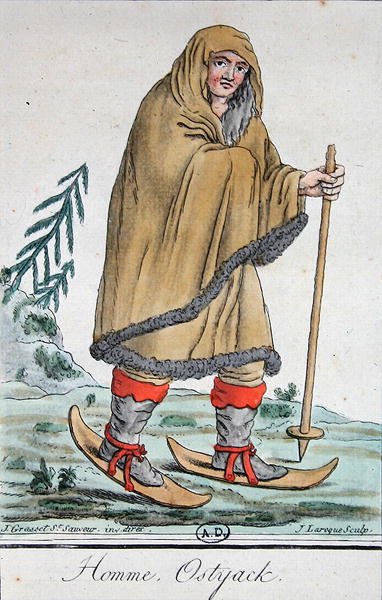 奥斯特亚克人在滑雪板上 作者 雅克（后）格拉塞德圣索沃尔