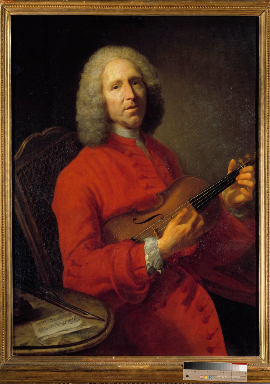 让-菲利普（Jean philippe）-拉莫（1683-1764）的肖像，法国作曲