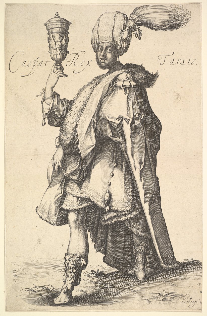 卡斯珀（Caspar）继雅克·贝兰格（Jacques Bellange）的三位贤士之后。 作者 雅克·贝兰芝