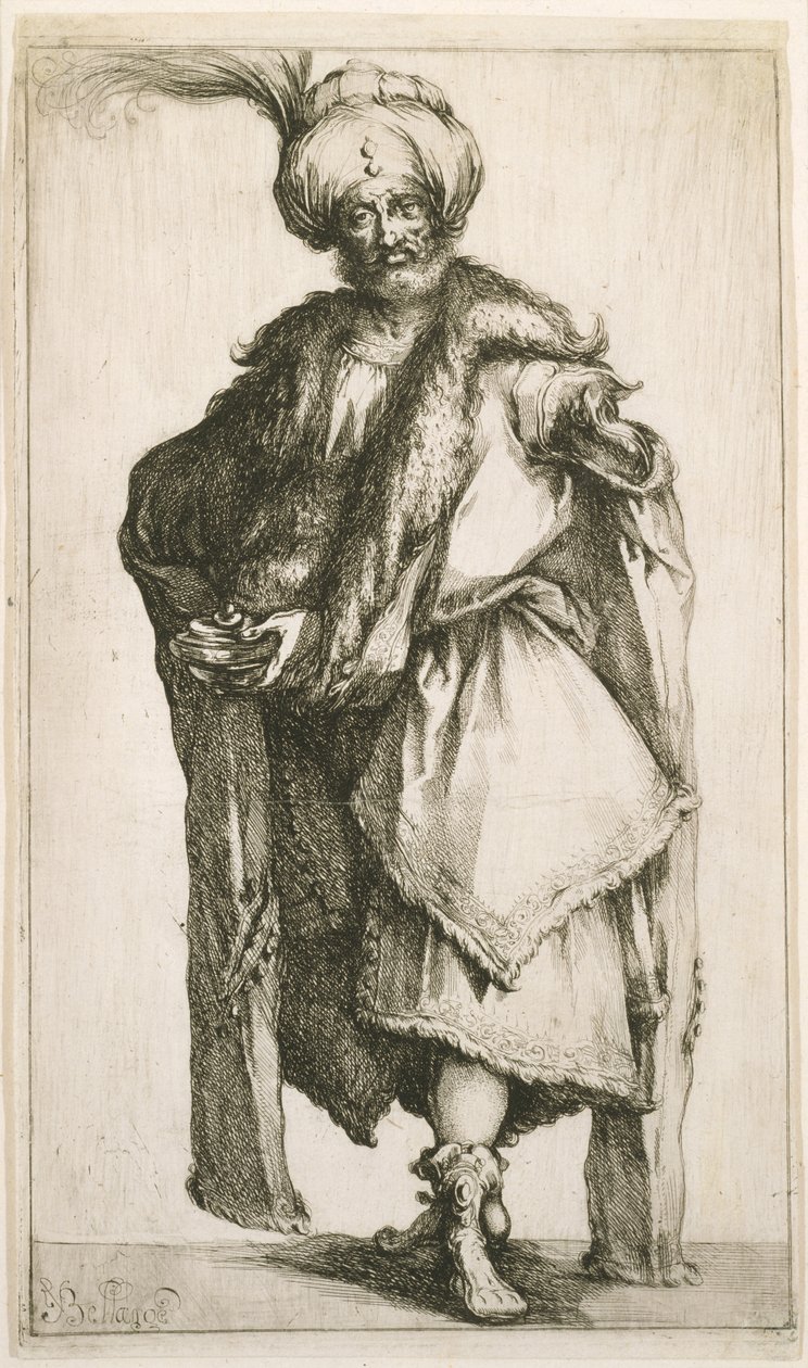 卡斯珀（Caspar），c.1610（蚀刻） 作者 雅克·贝兰芝
