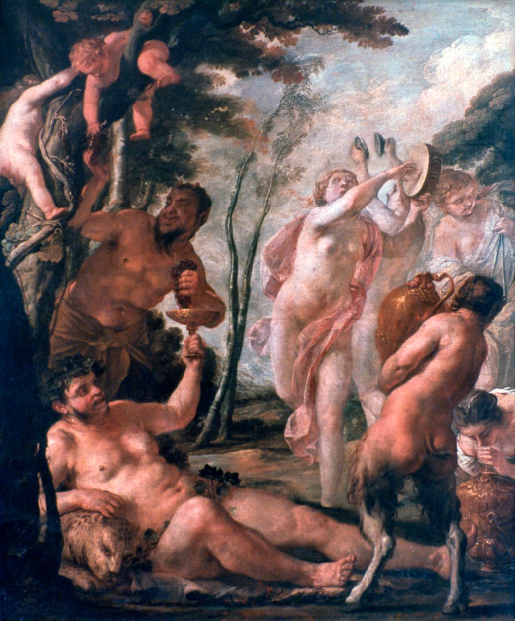 Bacchanale，c1600-1638 作者 雅克·布兰查德（Jacques Blanchard）