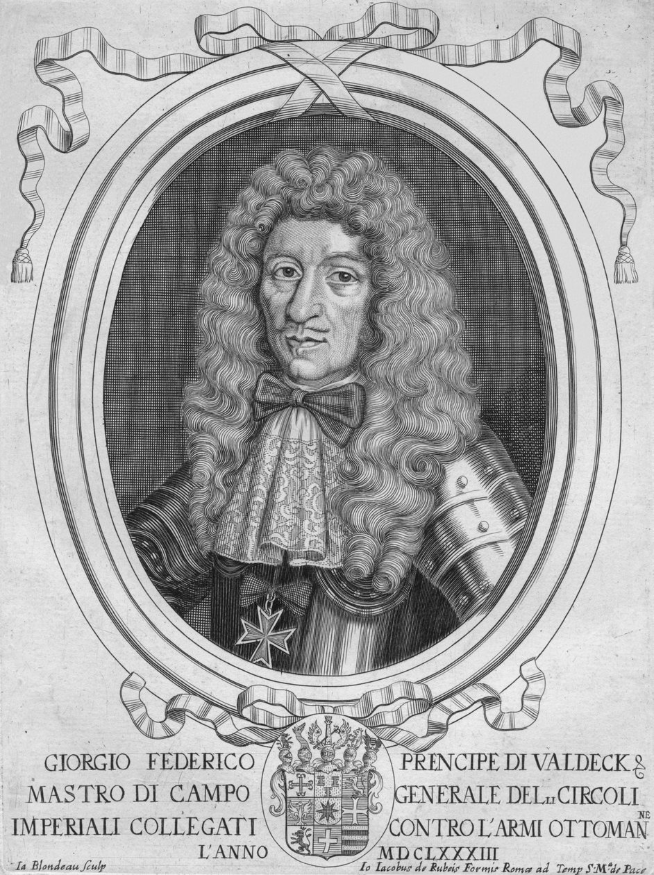 Waldeck的Georg Friedrich王子，1690年代。 作者 雅克·布朗杜