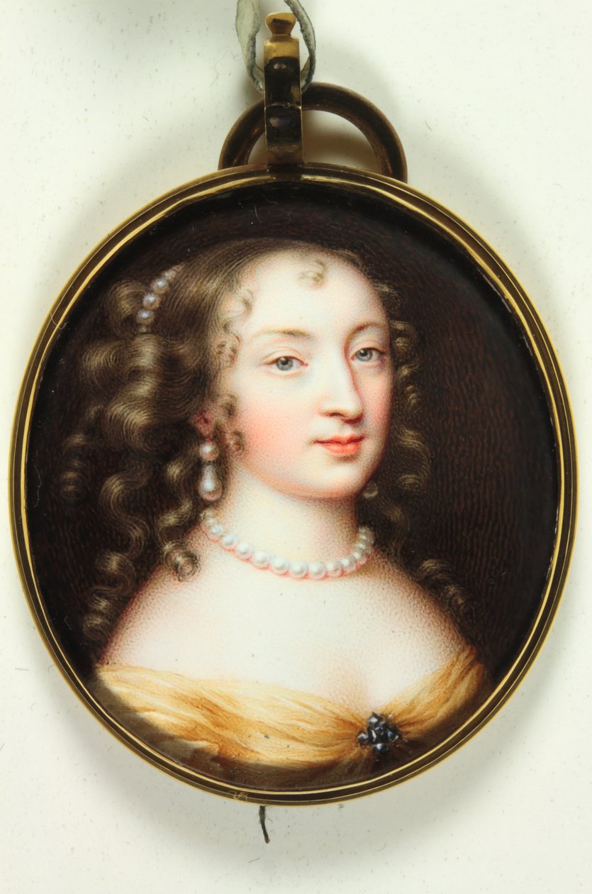 A Lady called Mary Killigrew, Madame Zuylestein (enamel) 作者 雅克·博迪埃