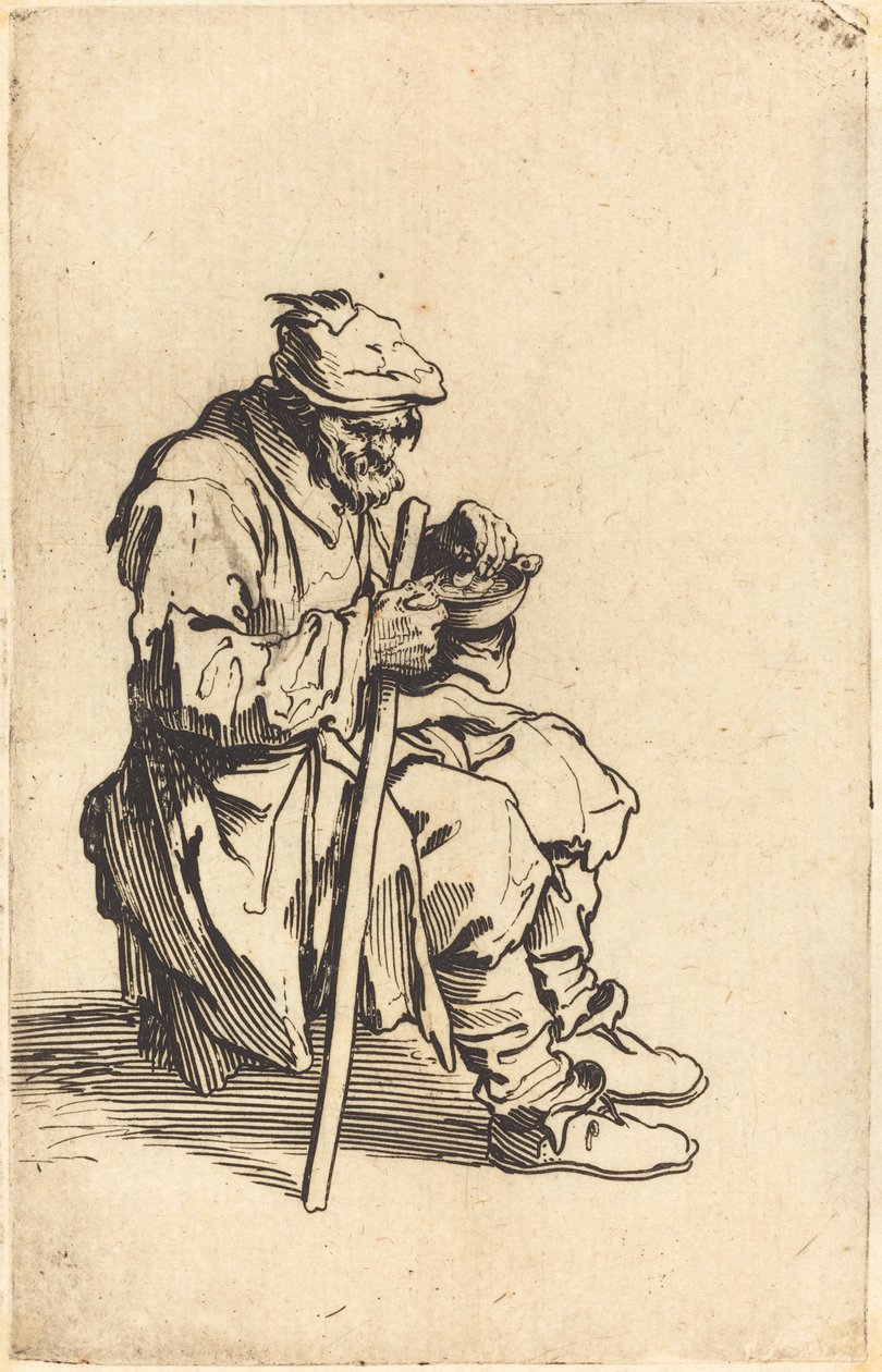 乞丐吃，c.1622 作者 雅克·卡洛
