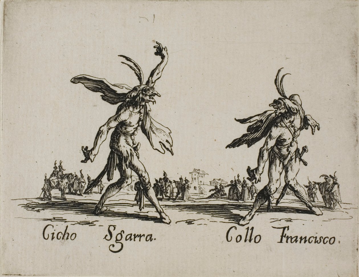 Cicho Sgarra - Collo Francisco，第 6 盘，来自 Balli di Sfessania 作者 雅克·卡洛
