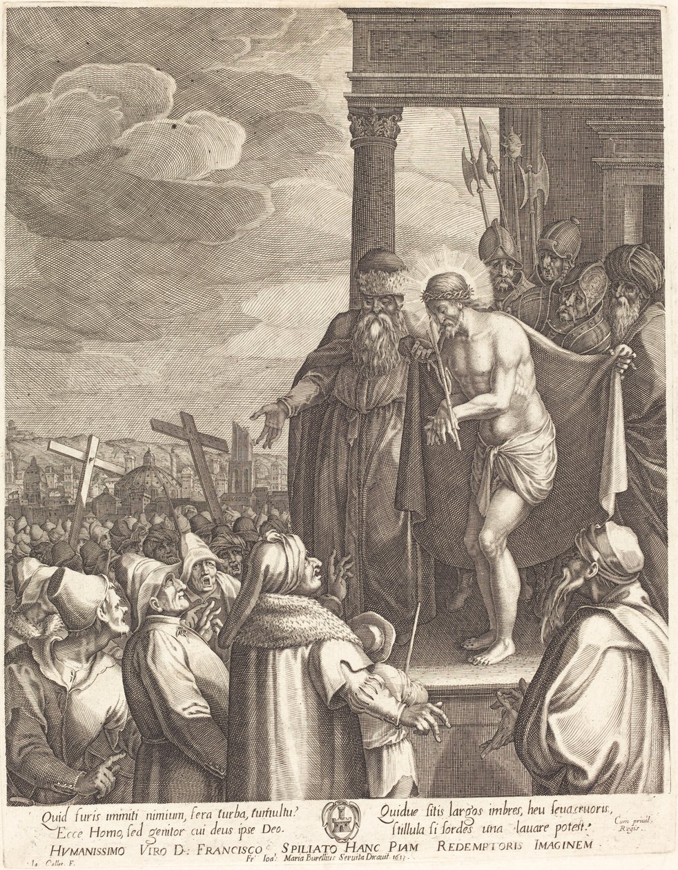 Ecce Homo, 1613. 作者 雅克·卡洛