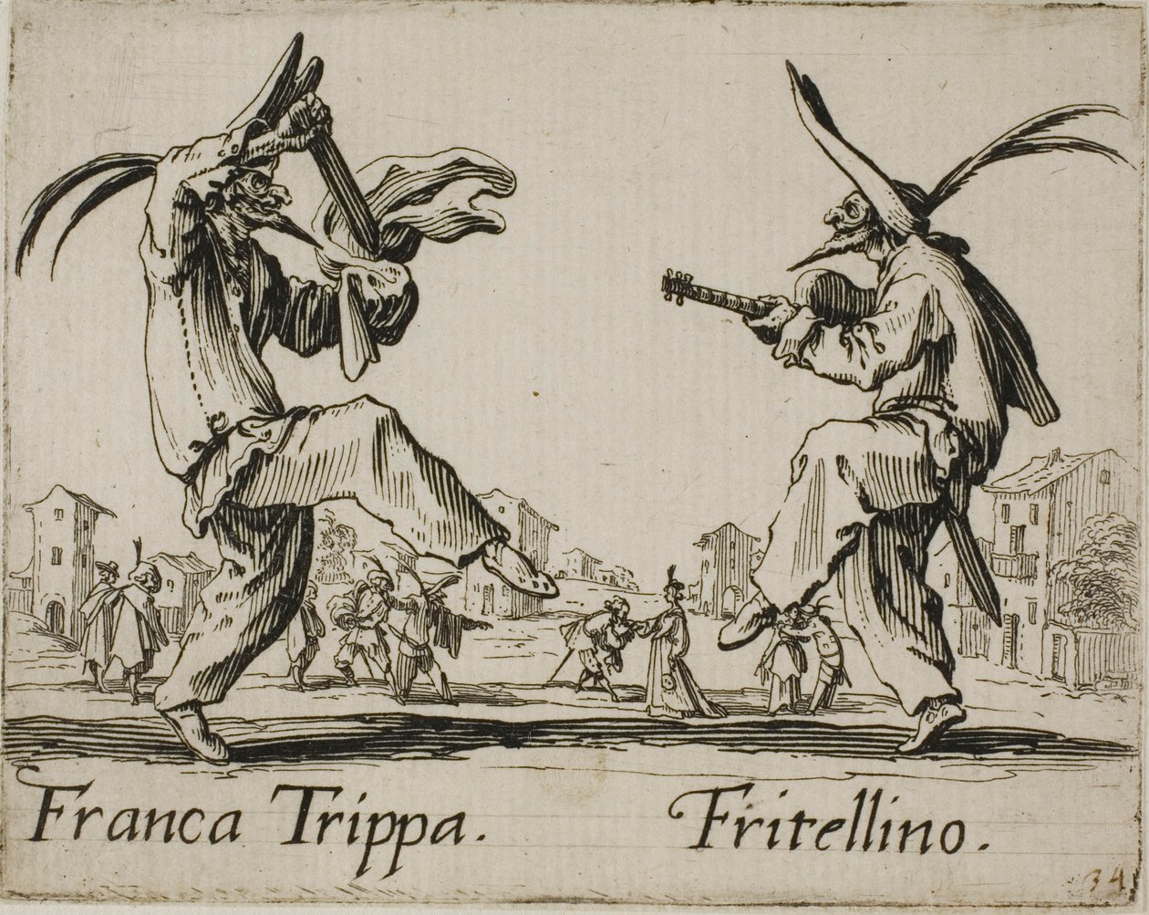 Franca Trippa - Fritellino，来自 Balli di Sfessania 的第 23 盘 作者 雅克·卡洛
